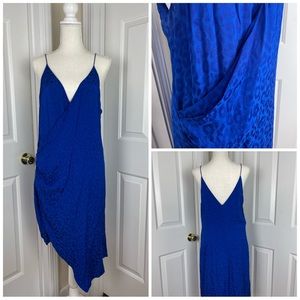 Asymmetrical Cheetah Print Dress